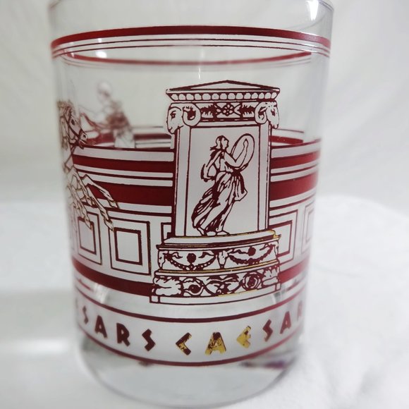 CAESARS PALACE Las Vegas Pair of Drink Glasses - Picture 5 of 8